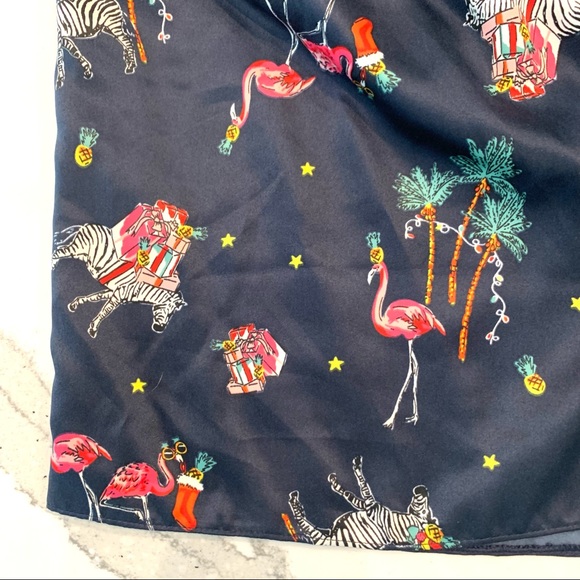 Marks and Spencer’s Satin Christmas Pajama Set - Picture 3 of 3